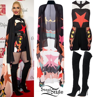 Stefani wearing her own production